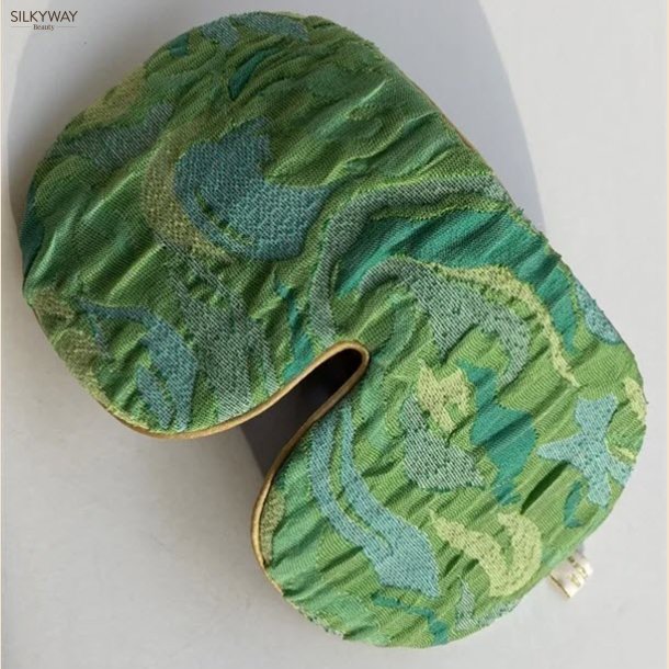 Sleep Mask - Texured Jade - Holistic Silk