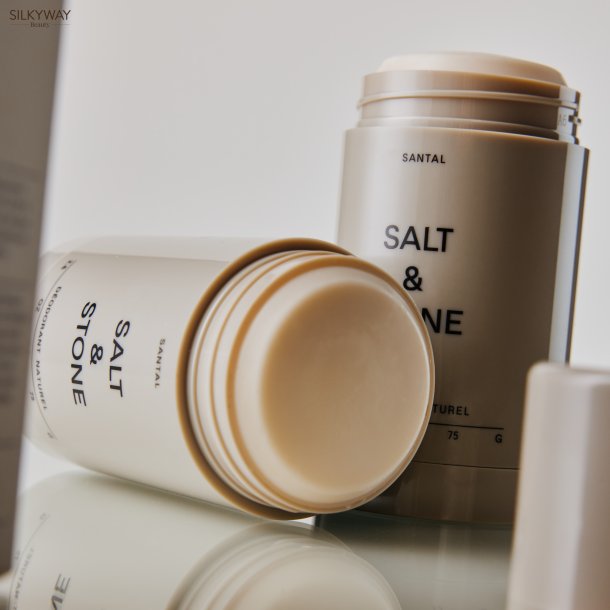 Santal + Vetiver Natural Creme Deodorant Salt &amp; Stone 